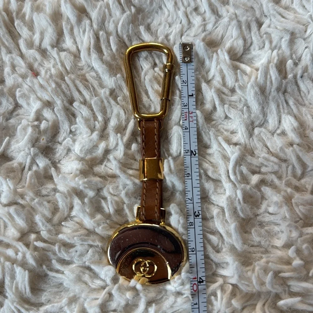 VintageGucci key chain bag charm key ring interlocking
